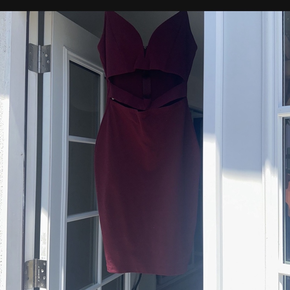 New burgundy dress